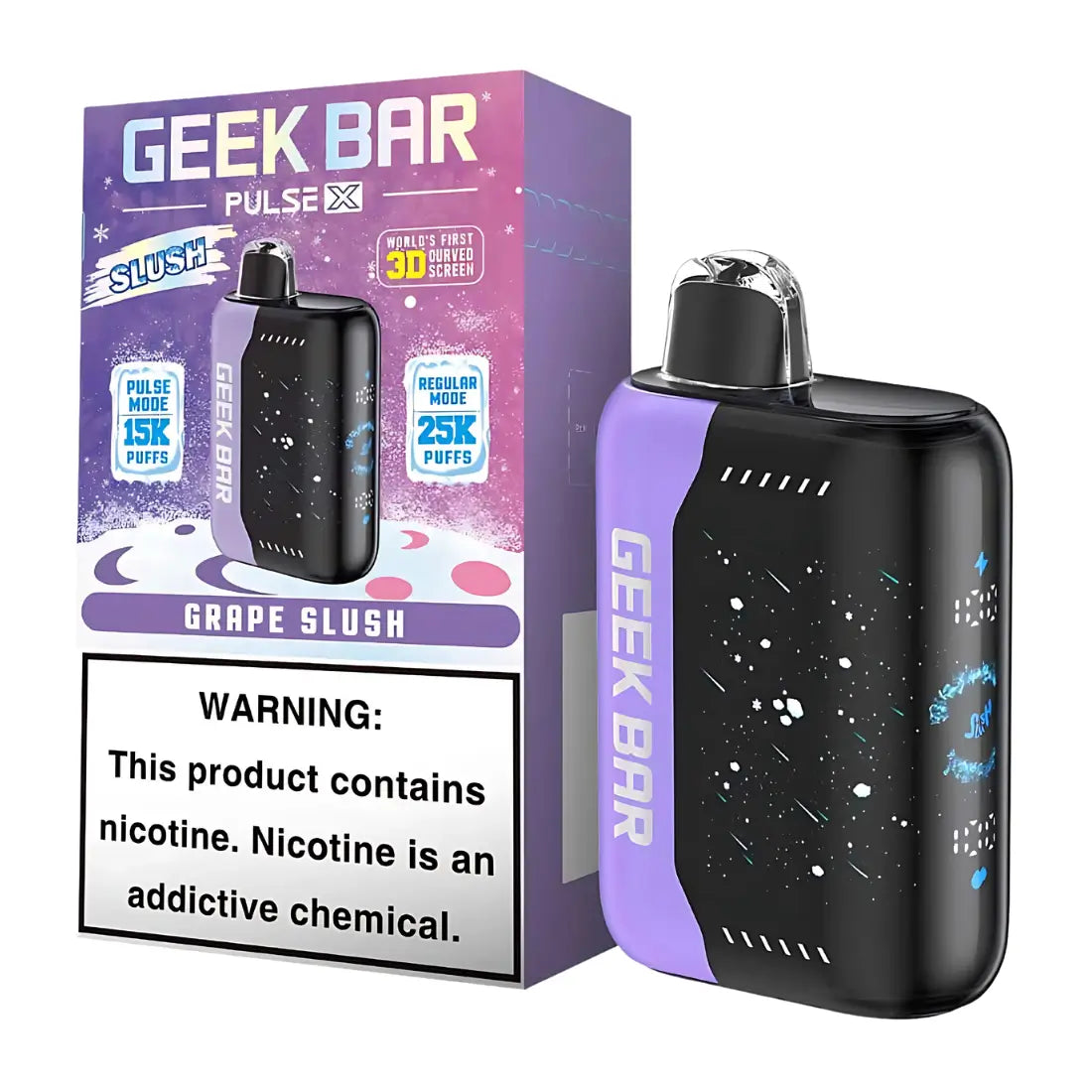 GEEK BAR PULSE X 25K GRAPE SLUSH