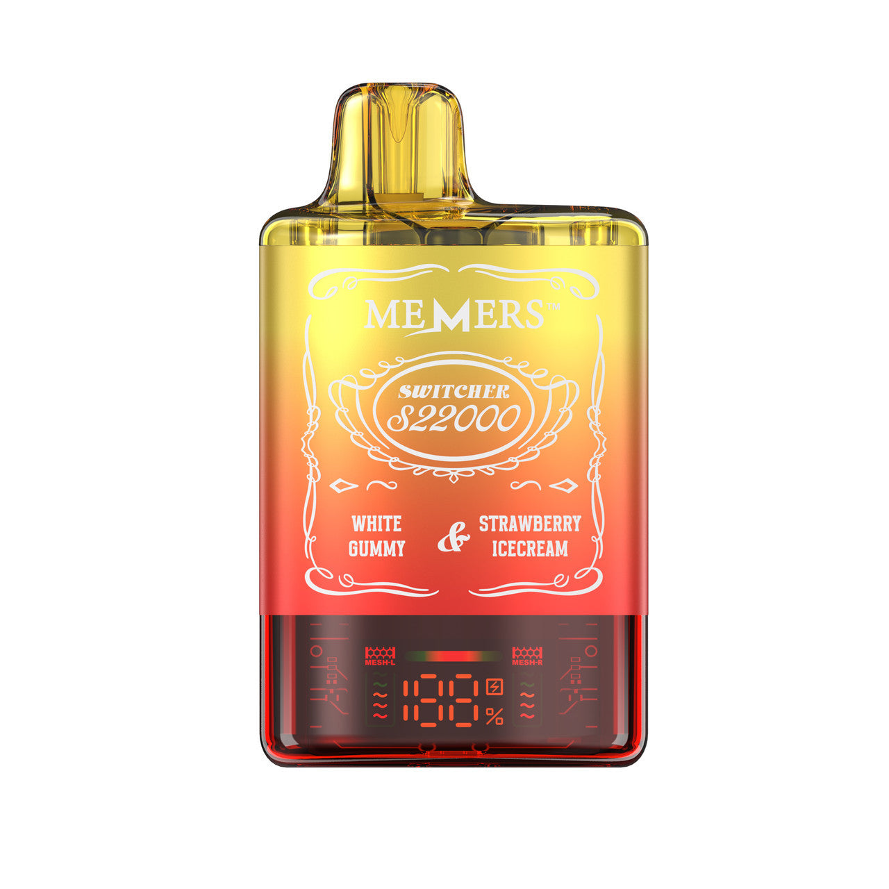 Memers Switchers S22000 Disposable Vape - White Gummy & Strawberry Icecream