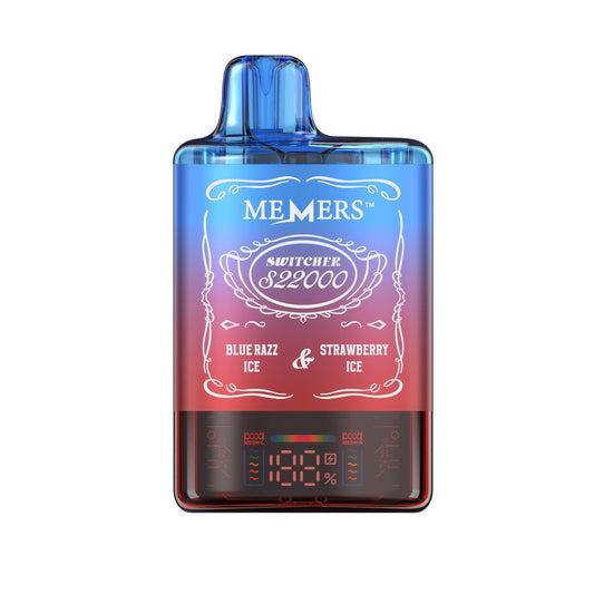 Memers Switchers S22000 Disposable Vape - Blue Razz & Strawberry Ice