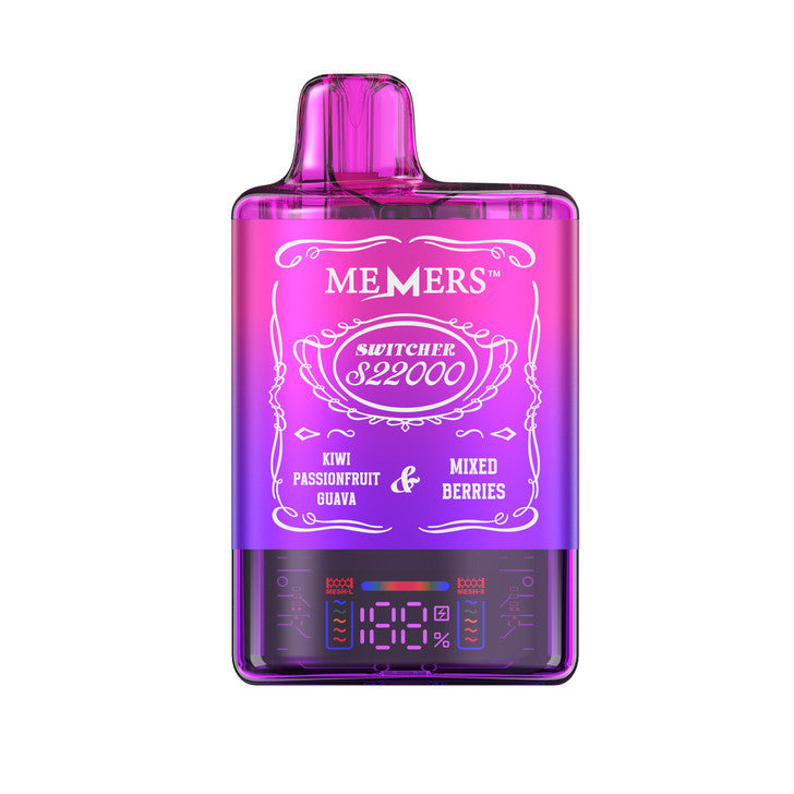 Memers Switchers S22000 Disposable Vape - Kiwi Passionfruit Guava & Mixed Berries