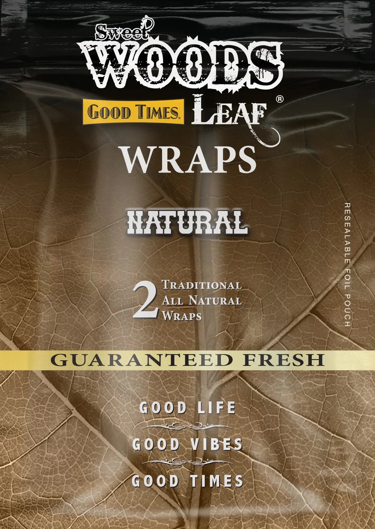 GOOD TIMES SWEET WOODS LEAF WRAP NATURAL