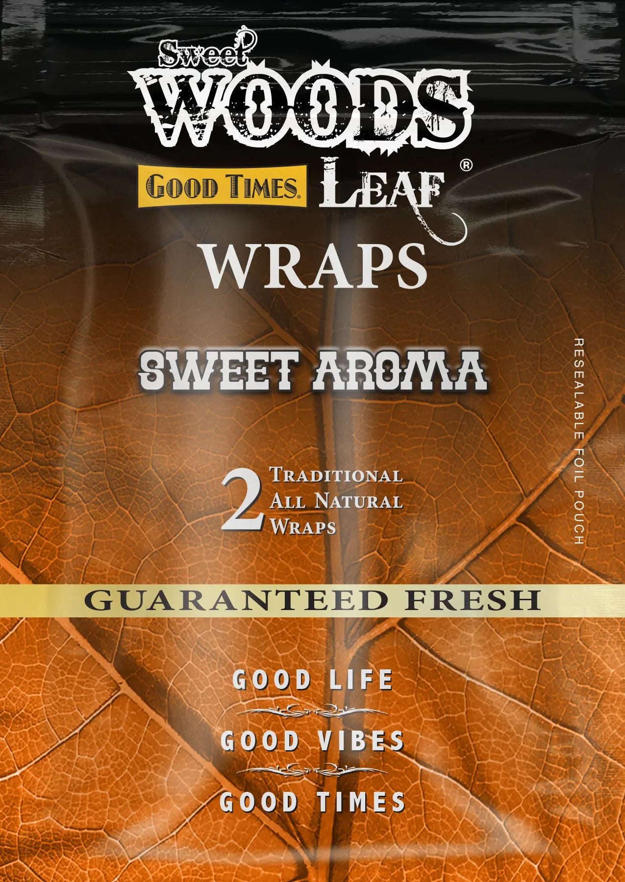 GOOD TIMES SWEET WOODS LEAF WRAP SWEET AROMA